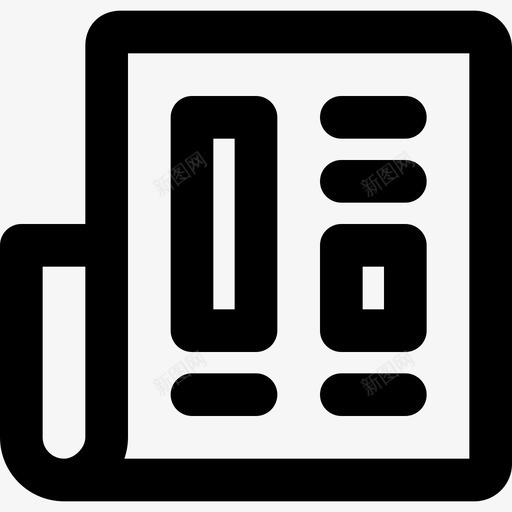 新闻报纸新闻媒体5提纲图标svg_新图网 https://ixintu.com 提纲 新闻媒体5 新闻报纸