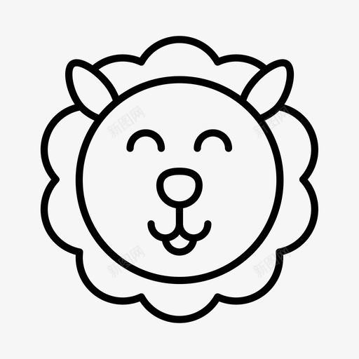 绵羊澳大利亚牛图标svg_新图网 https://ixintu.com 乡村 农场 澳大利亚 牛 绵羊