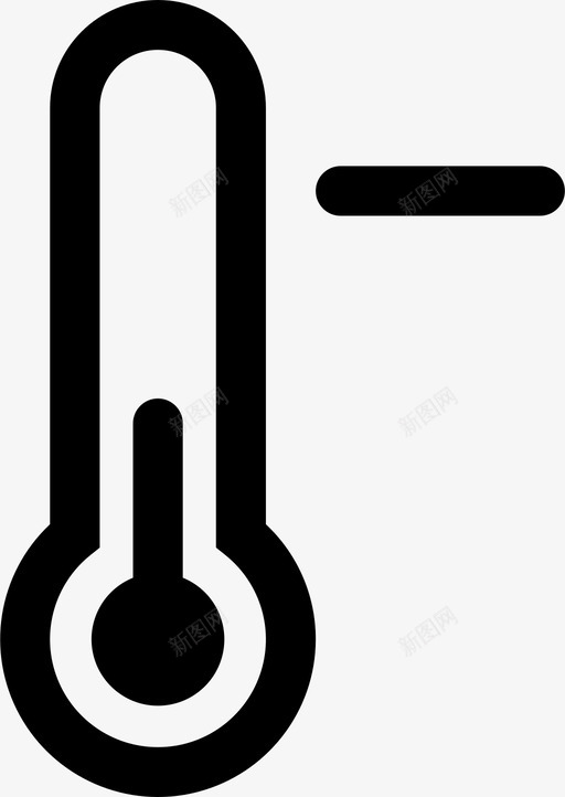 寒潮温度计冬季温度图标svg_新图网 https://ixintu.com 人道协调厅人道主义图标v02 冬季温度 寒潮 温度计