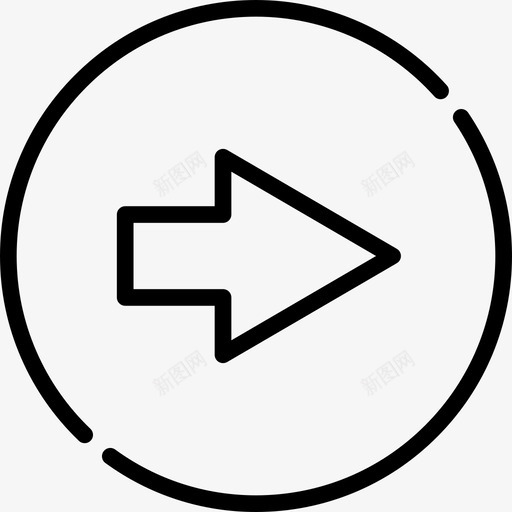 箭头电子和web元素集合4线性图标svg_新图网 https://ixintu.com 电子和web元素集合4 箭头 线性