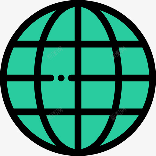 世界范围内银行金融线性色彩图标svg_新图网 https://ixintu.com 世界范围内 线性色彩 银行金融