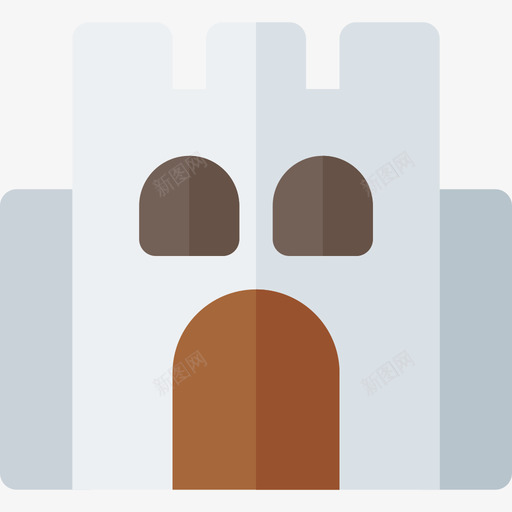 堡垒游乐园4公寓图标svg_新图网 https://ixintu.com 公寓 堡垒 游乐园4