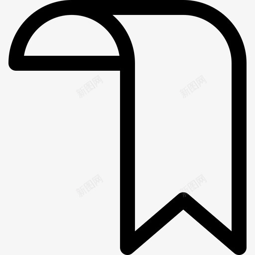 书签ui接口7线性图标svg_新图网 https://ixintu.com ui接口7 书签 线性