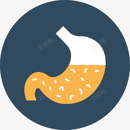 胃医疗和健康2循环图标svg_新图网 https://ixintu.com 医疗和健康2 循环 胃