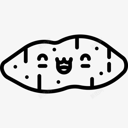 甘薯川菜糖2直链图标svg_新图网 https://ixintu.com 川菜糖2 甘薯 直链