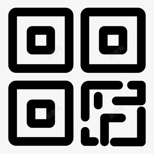 二维码收款svg_新图网 https://ixintu.com 二维码收款