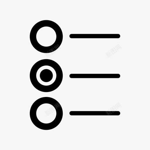 单选按钮列表字段表单图标svg_新图网 https://ixintu.com 单选按钮列表 字段 表单 表单项 输入
