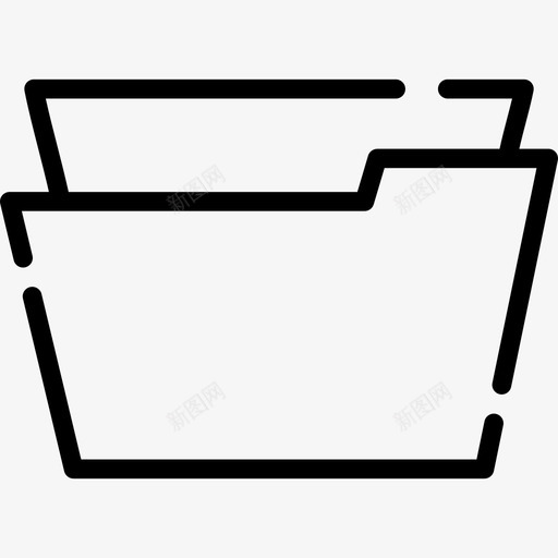 文件夹电子和web元素集合4线性图标svg_新图网 https://ixintu.com 文件夹 电子和web元素集合4 线性