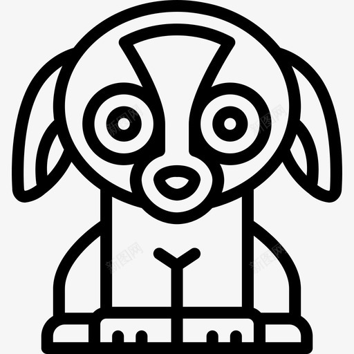 小狗玩具14直系图标svg_新图网 https://ixintu.com 小狗 玩具14 直系