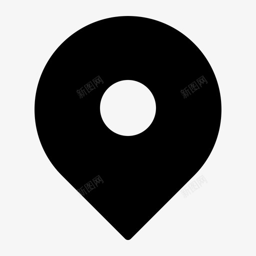 gps地图路径图标svg_新图网 https://ixintu.com gps 地图 指针 网站图标 路径 路线
