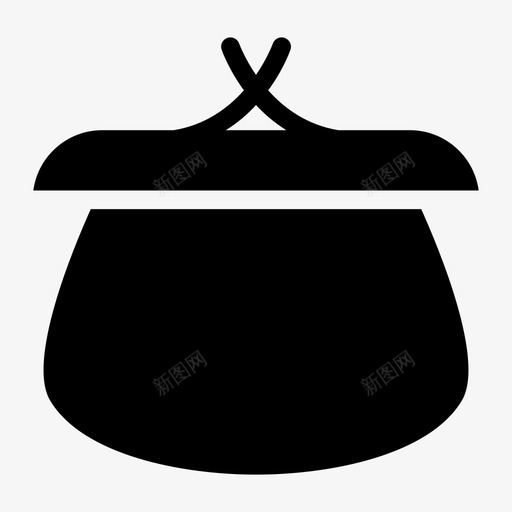 包时尚女性图标svg_新图网 https://ixintu.com 包 女性 时尚 节日标志 钱包
