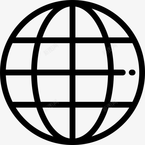 全球银行3线性图标svg_新图网 https://ixintu.com 全球 线性 银行3