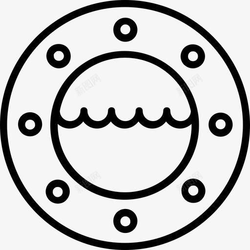 舷窗钓鱼2直线型图标svg_新图网 https://ixintu.com 直线型 舷窗 钓鱼2