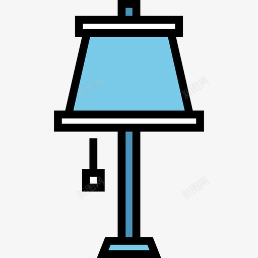 灯小工具5线颜色图标svg_新图网 https://ixintu.com 小工具5 灯 线颜色
