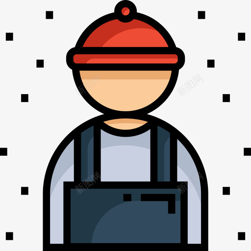 工人人力资源部10线性颜色图标svg_新图网 https://ixintu.com 人力资源部10 工人 线性颜色