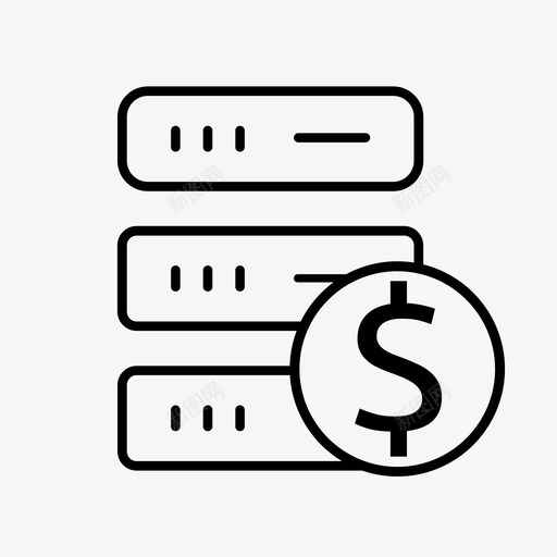 财务数据库银行服务器银行数据库图标svg_新图网 https://ixintu.com bigdata bigdata新大纲笔划 数据库服务器 财务数据库 银行数据库 银行服务器
