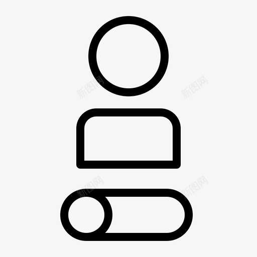 用户设置选项人员图标svg_新图网 https://ixintu.com 人员 切换 员工和员工大纲 用户设置 选项