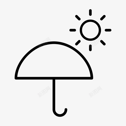 夏天季节阳光图标svg_新图网 https://ixintu.com 夏天 季节 温暖 网页设计 艺术设计 阳光