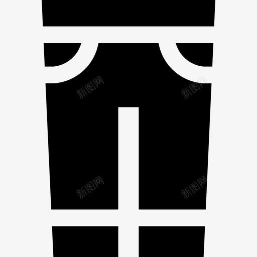 牛仔裤圣诞30填充图标svg_新图网 https://ixintu.com 圣诞30 填充 牛仔裤