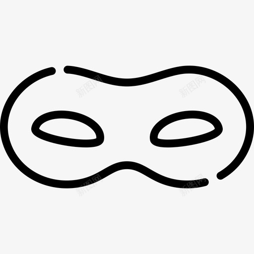 眼罩电影院6线性图标svg_新图网 https://ixintu.com 电影院6 眼罩 线性