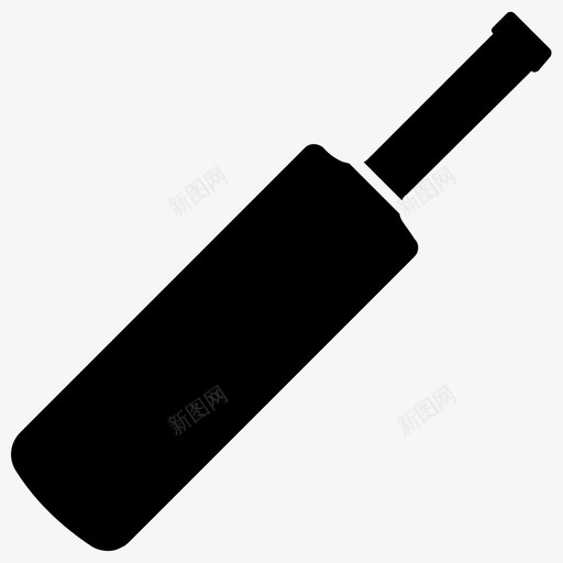 板球球棒板球击球板球设备图标svg_新图网 https://ixintu.com 板球击球 板球字形图标 板球球棒 板球设备 游戏 运动