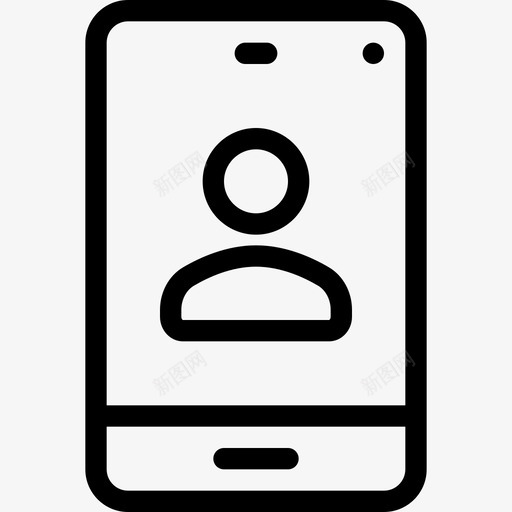 电话联系人移动电话直线电话图标svg_新图网 https://ixintu.com 电话联系人 直线电话 移动电话