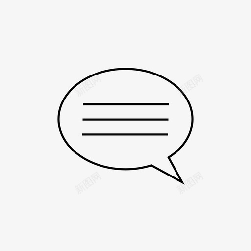 语音泡泡聊天交流图标svg_新图网 https://ixintu.com 交流 留言 短信 聊天 语音泡泡