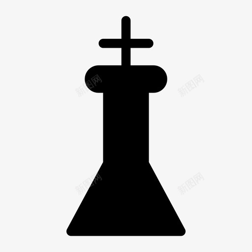 国际象棋游戏棋子图标svg_新图网 https://ixintu.com 国际象棋 棋子 游戏 游戏字形图标 策略 西洋棋