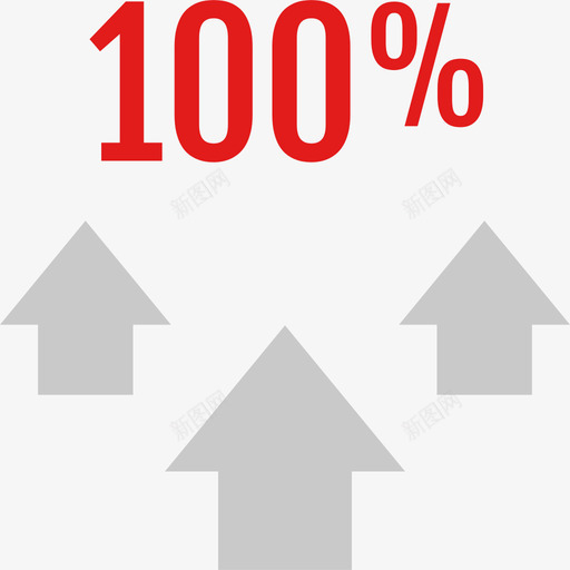 百分比信息图形红色扁平图标svg_新图网 https://ixintu.com 信息图形红色 扁平 百分比