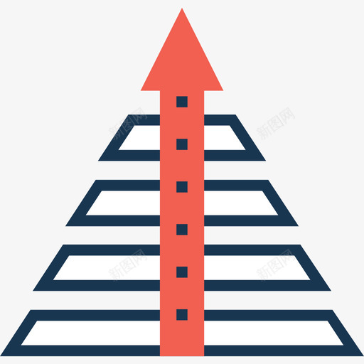 金字塔商业和办公室11线性颜色图标svg_新图网 https://ixintu.com 商业和办公室11 线性颜色 金字塔