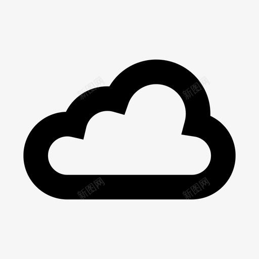 云数据自然图标svg_新图网 https://ixintu.com 云 天气 存储 数据 自然