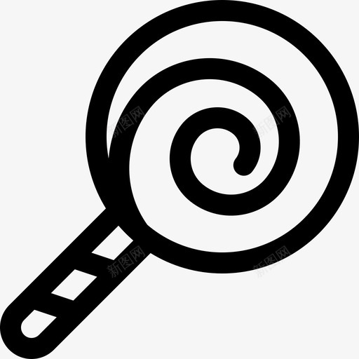 棒棒糖游乐场16直线型图标svg_新图网 https://ixintu.com 棒棒糖 游乐场16 直线型
