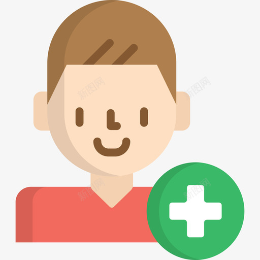 添加用户ui界面3平面图标svg_新图网 https://ixintu.com ui界面3 平面 添加用户