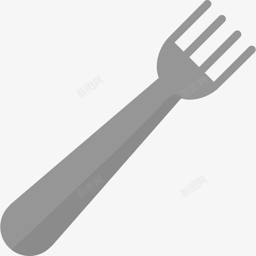 餐叉厨师工具和设备3扁平图标svg_新图网 https://ixintu.com 厨师工具和设备3 扁平 餐叉