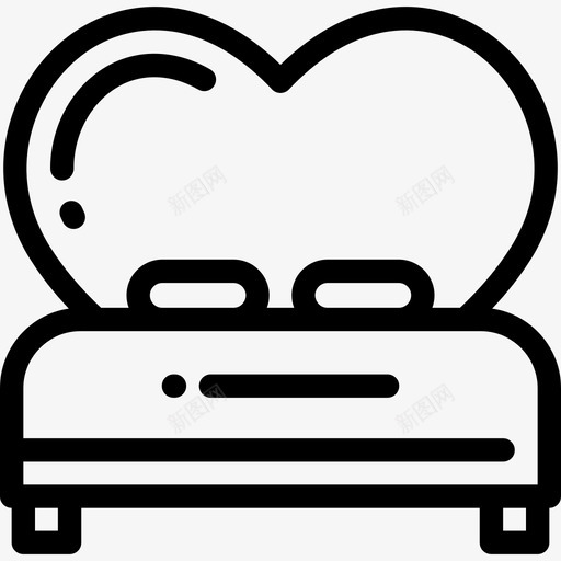 床浪漫15直系图标svg_新图网 https://ixintu.com 床 浪漫15 直系