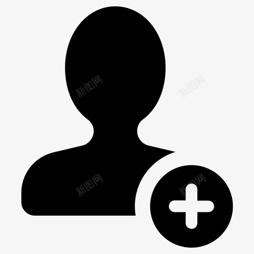 头像添加头像更多图标svg_新图网 https://ixintu.com 加 头像 新头像 更多 添加头像