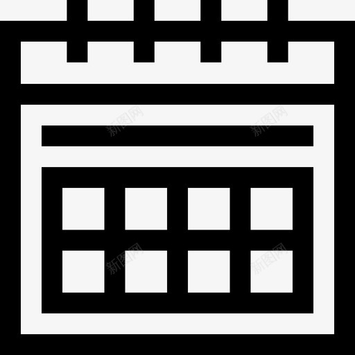 日历销售8线性图标svg_新图网 https://ixintu.com 日历 线性 销售8