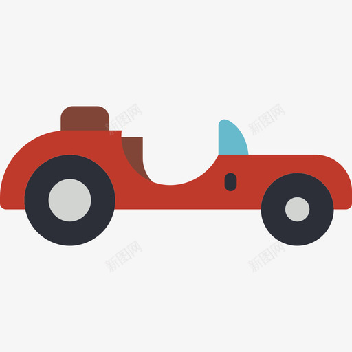 汽车玩具13扁平图标svg_新图网 https://ixintu.com 扁平 汽车 玩具13