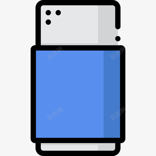橡皮擦手工制作11线性颜色图标svg_新图网 https://ixintu.com 手工制作11 橡皮擦 线性颜色