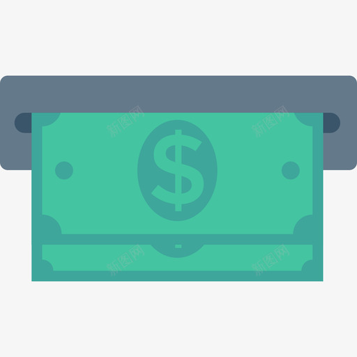 Atm银行和金融8平图标svg_新图网 https://ixintu.com Atm 平 银行和金融8