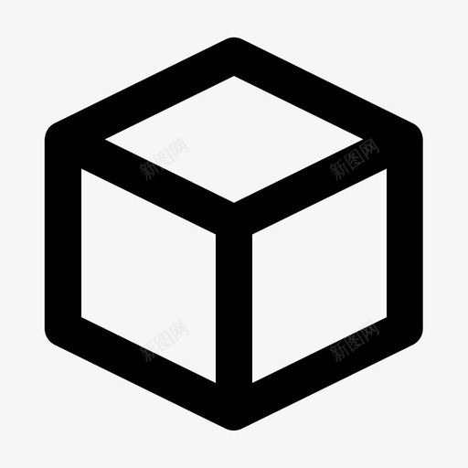 盒子包裹方形图标svg_新图网 https://ixintu.com 包裹 方形 方形盒子 盒子