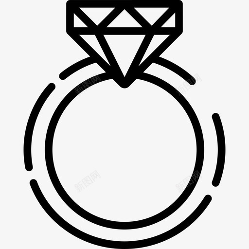 戒指26号婚礼直系图标svg_新图网 https://ixintu.com 26号婚礼 戒指 直系