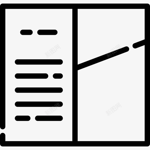 支票7号餐厅直线型图标svg_新图网 https://ixintu.com 7号餐厅 支票 直线型