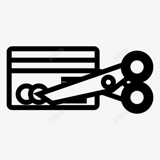 信用卡无债务财务2图标svg_新图网 https://ixintu.com 信用卡 无债务 财务2