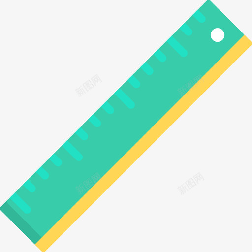 直尺喷漆工具7扁平图标svg_新图网 https://ixintu.com 喷漆工具7 扁平 直尺