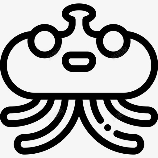 外星人宇宙21直线型图标svg_新图网 https://ixintu.com 外星人 宇宙21 直线型
