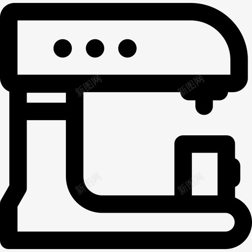 咖啡杯家居用品15直线型图标svg_新图网 https://ixintu.com 咖啡杯 家居用品15 直线型