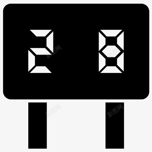 数字记分板数字设备游戏分数图标svg_新图网 https://ixintu.com 体育记分板 数字记分板 数字设备 板球字形图标 游戏分数