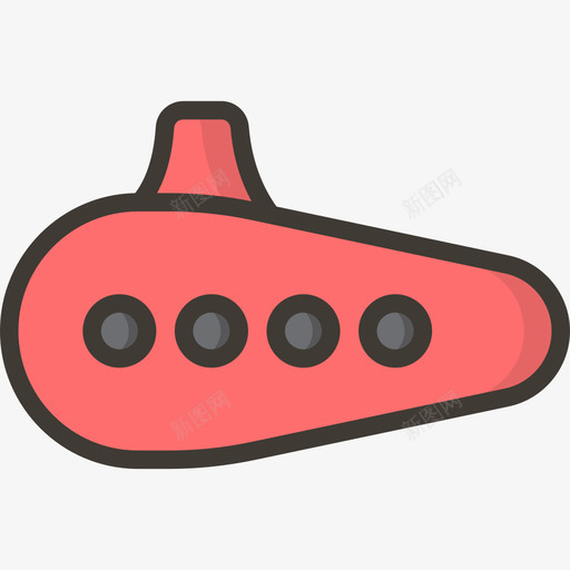 口琴乐器线性颜色图标svg_新图网 https://ixintu.com 乐器 口琴 线性颜色