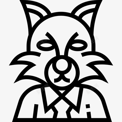 狼堕落2直系图标svg_新图网 https://ixintu.com 堕落2 狼 直系